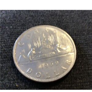 1969 Canadian Silver Dollar Coin